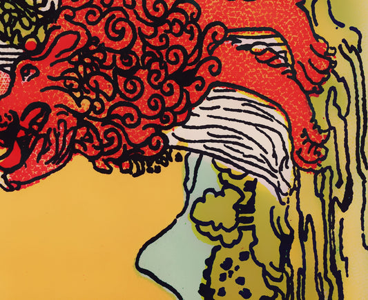 Strength Tarot Card Print Poster No Frame Unframed Wall Art For Tarot Lovers Collectors by My Store