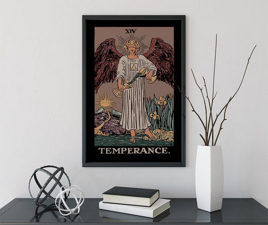 Temperance Tarot Card Print Darker Colorway Poster No Frame by My Store