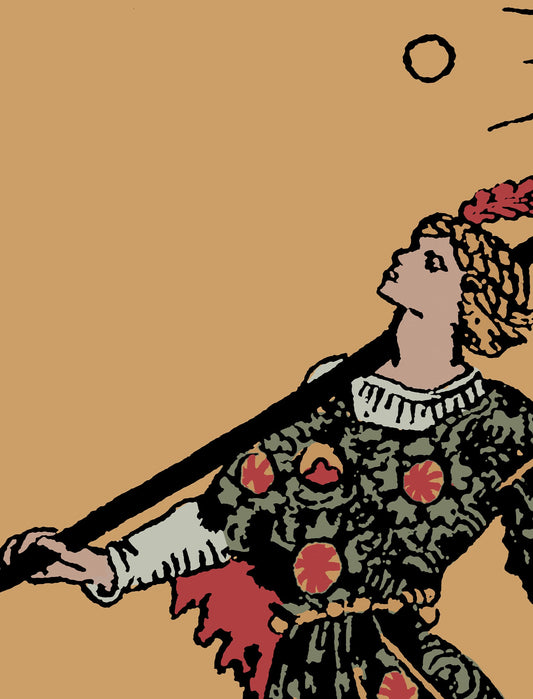 The Fool Tarot Card Print Darker Colorway Poster No Frame Wall Art For Collectors by My Store