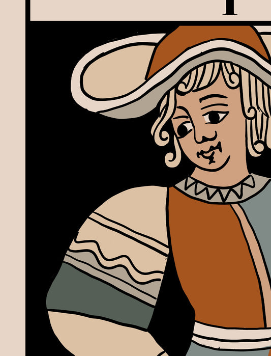 The Magician Tarot Card Print Neutral Vibe Poster No Frame For Elegant Home Decor by My Store