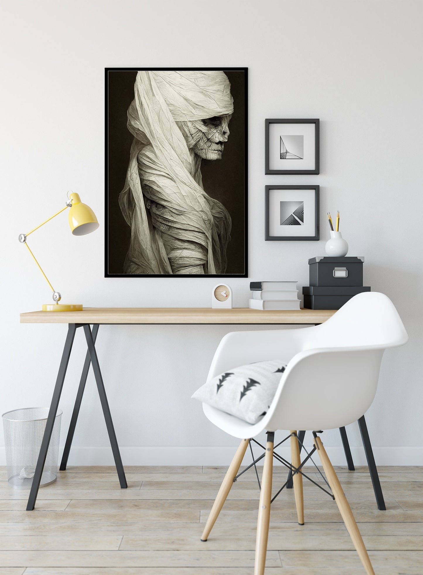The Mummy Print - The Mummy Poster Classic Monsters Halloween Print, No Frame