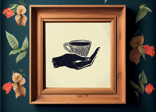 Ace of Cups Wall Art Poster - Vibrant No Frame by My Store