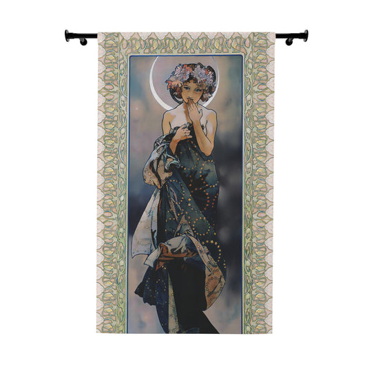 Art Deco Window Curtains, Vintage Style Drapes, Room Decor, Unique Home Accessories, Elegant Curtain Panels
