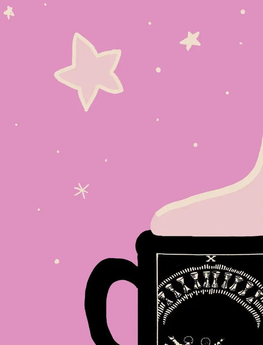 The Coffee Tarot Card Poster No Frame Unique Card Print by My Store