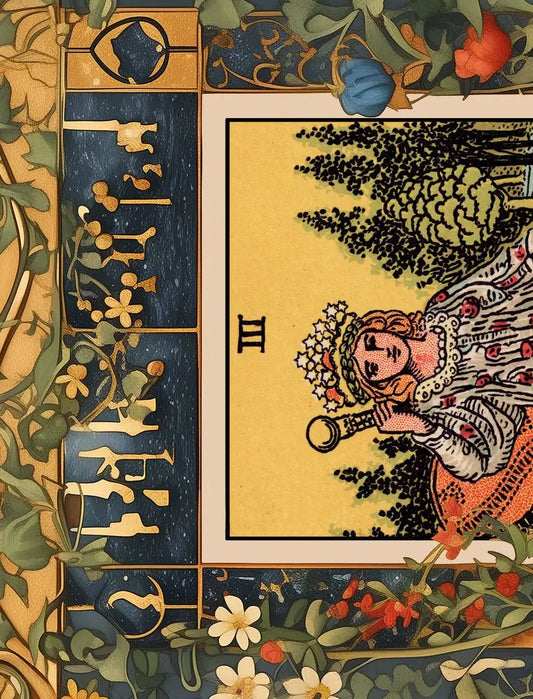 The Empress Tarot Card Print Poster No Frame Wall Art Decor For Abundant Feminine Energy by My Store