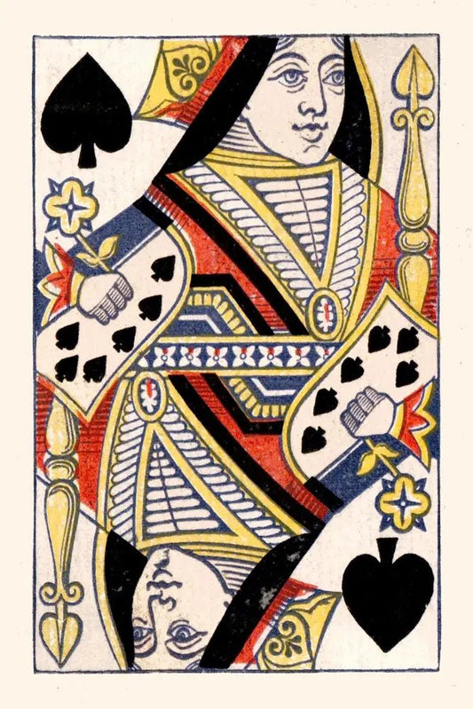 The Queen Of Spades Poster 1867 No Frame Art Print Elegant Vintage Wall Decor Museum Quality by My Store