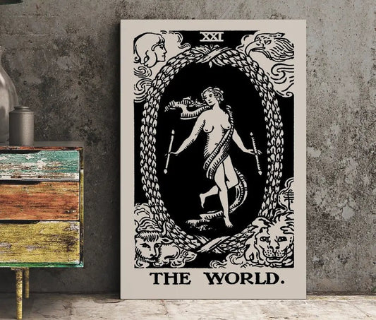 The World Tarot Card Print No Frame by My Store