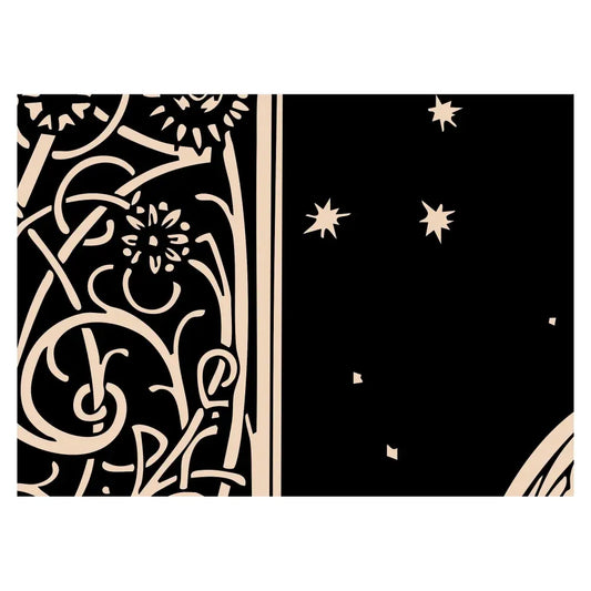 Vintage Angel Print: Bohemian God Artwork - Male Angel Nouveau by DesignBohemian