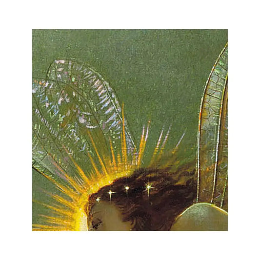 Vintage Fairy Green Painting By John Grimshaw Fine Art Print by DesignBohemian