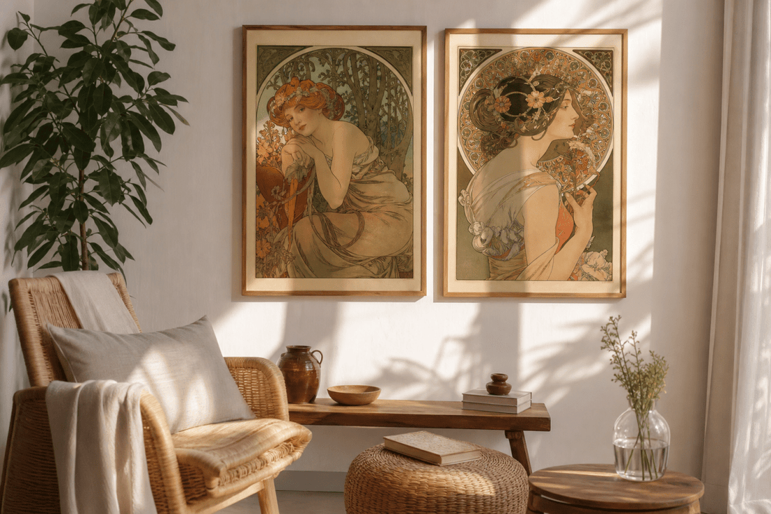 Alphonse Mucha Inspired Prints: Transform Your Space