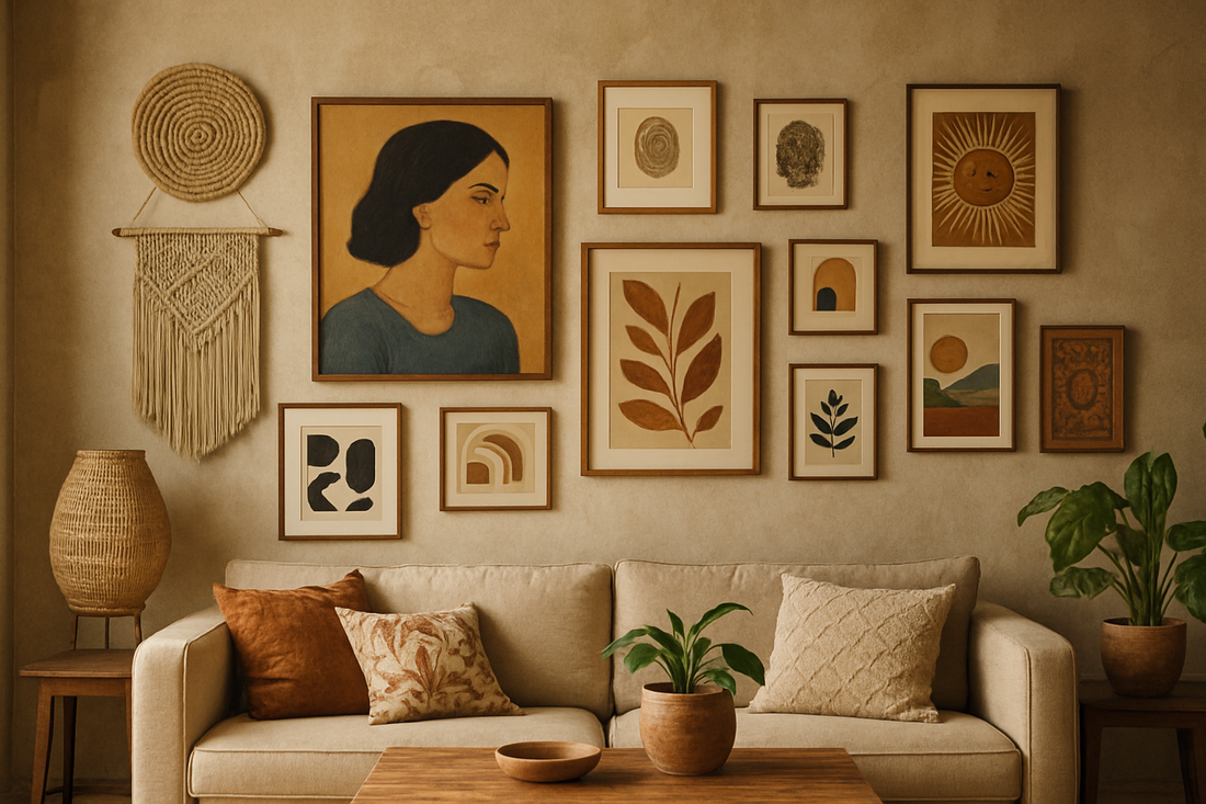 Bohemian Art Styles: Creating Eclectic Gallery Walls