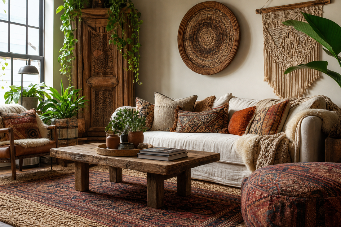 Bohemian Decor Inspiration: 7 Ways to Layer Texture & Soul