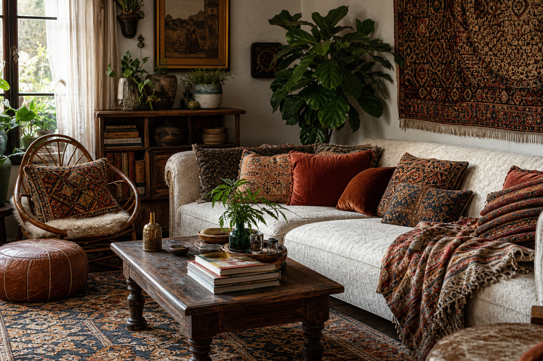 Bohemian Decor Tips: 8 Ways to Layer Soulful Vintage Style