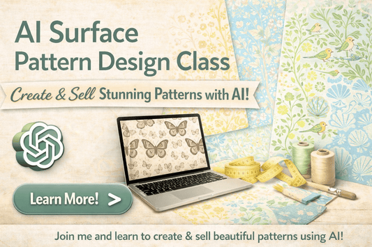 How to Create Beautiful Surface Patterns Using AI (Even If You’re a Beginner)