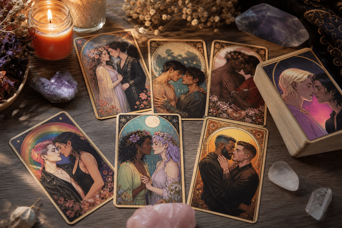 LGBTQ Tarot Art: Celebrating Love Through Mystical Prints