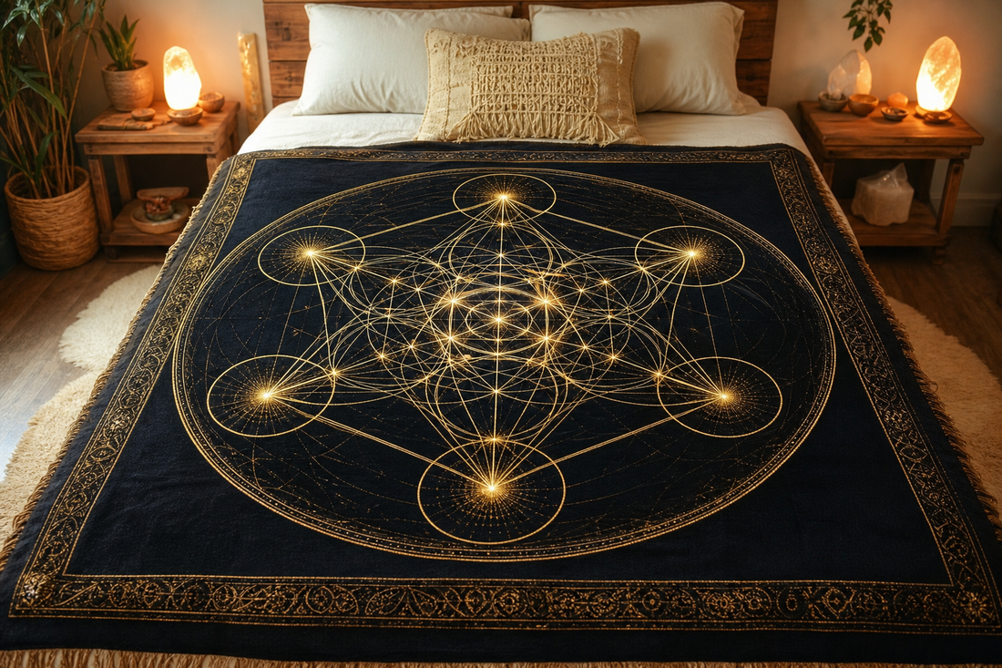 Sacred Geometry Blankets: Transforming Spaces with Intention