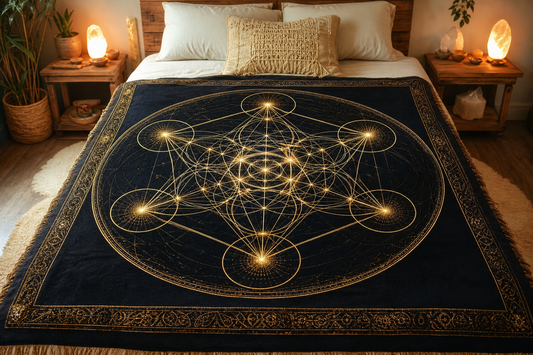Sacred Geometry Blankets: Transforming Spaces with Intention