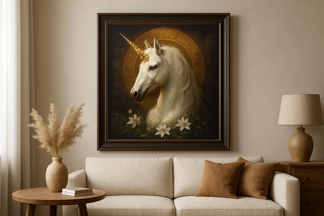 Sacred Unicorn Art: Mythical Symbolism in Modern Interiors