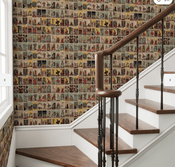 Vintage Tarot Wallpaper for a Mystical, Collected Home - DesignBohemian