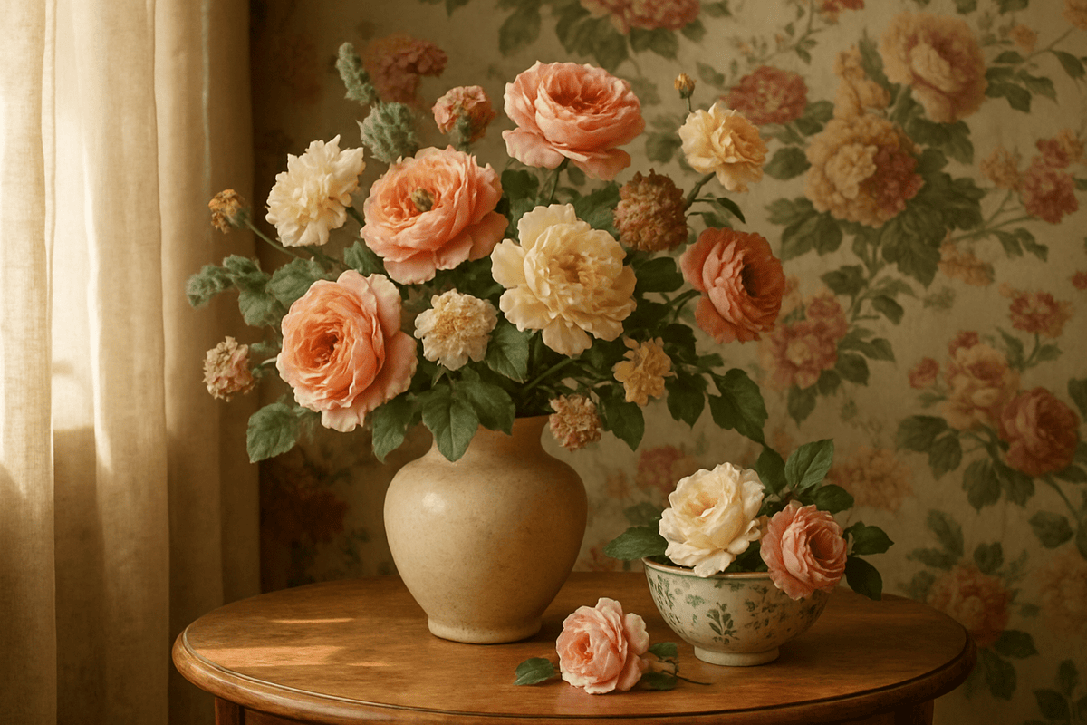 Spring Botanical Decor: Vintage Florals Revival