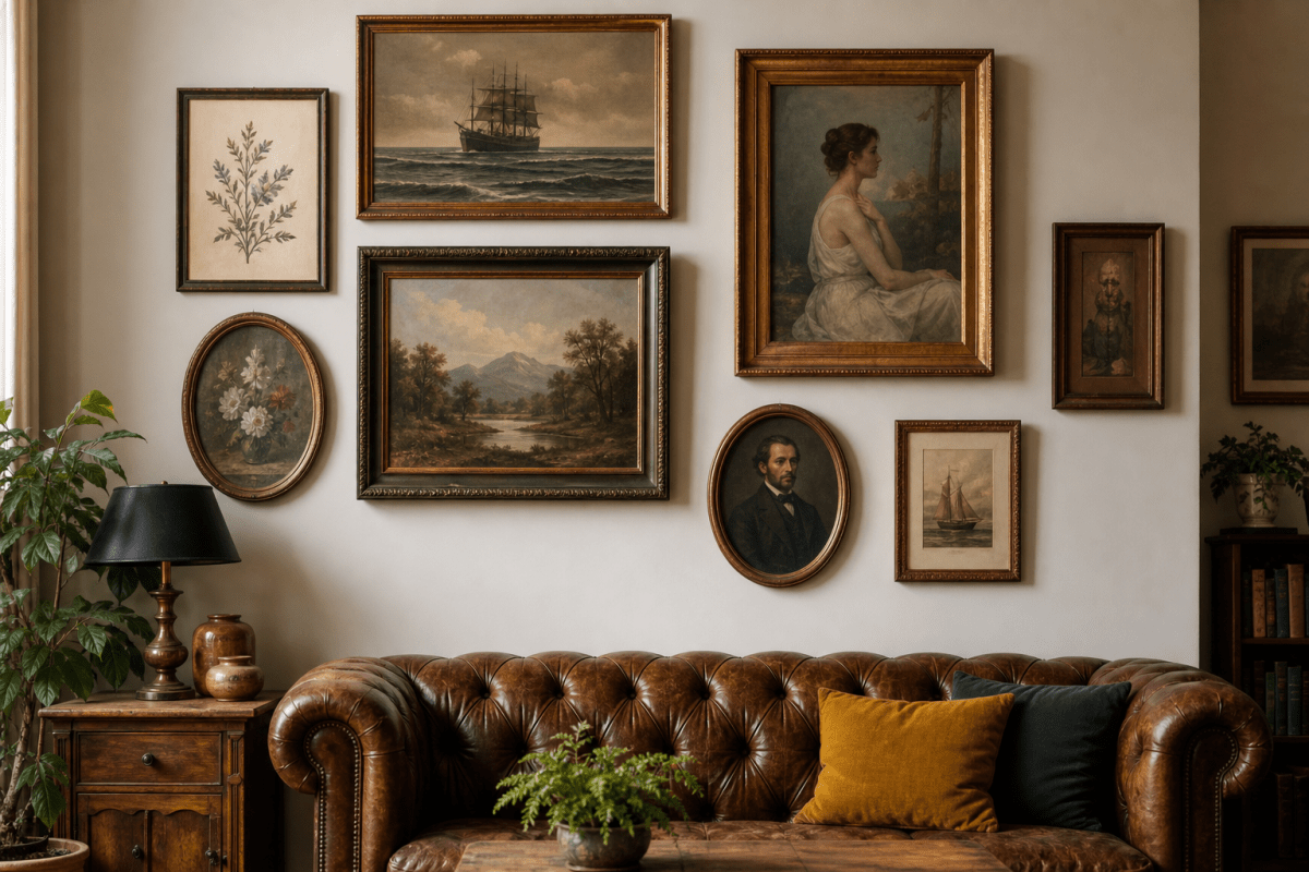 Vintage Art Themes: Nostalgic Motifs for Eclectic Walls