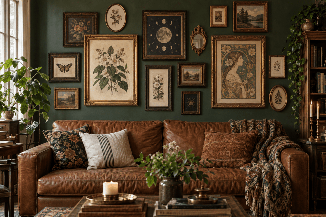 Vintage eBay Frames for an Eclectic Gallery Wall - DesignBohemian