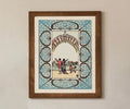 10 of Cups Tarot Print Art Nouveau Poster No Frame by My Store