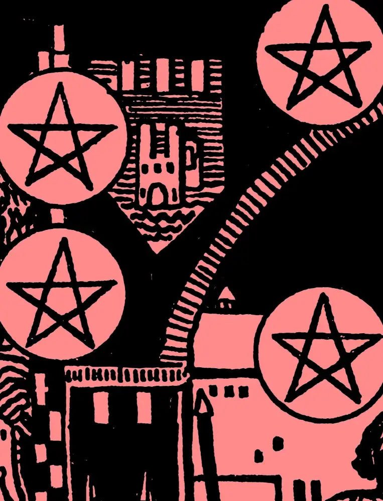 10 Of Pentacles Tarot Card Poster No Frame by My Store