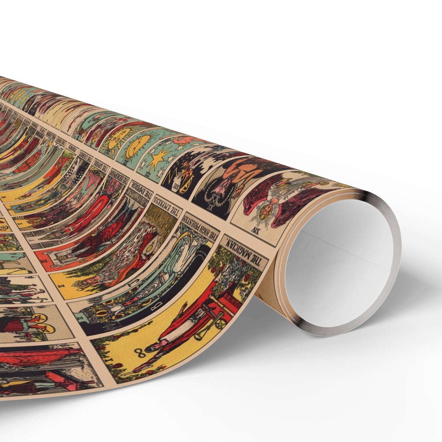 Tarot Wrapping Paper, Rider Waite Gift Wrap, Halloween, Birthday Gifts, Holiday Wrapping, Eco-Friendly Gift Wrap, Paper Roll
