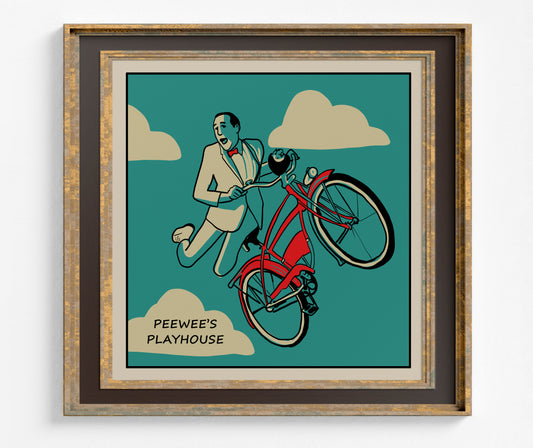 Peewee's Playhouse Art Print
