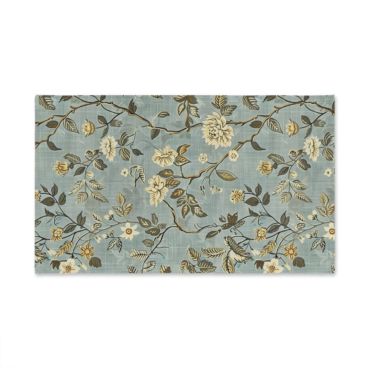 Vintage Floral Hand Towel – Blue Botanical Kitchen & Bath Towel - DesignBohemian