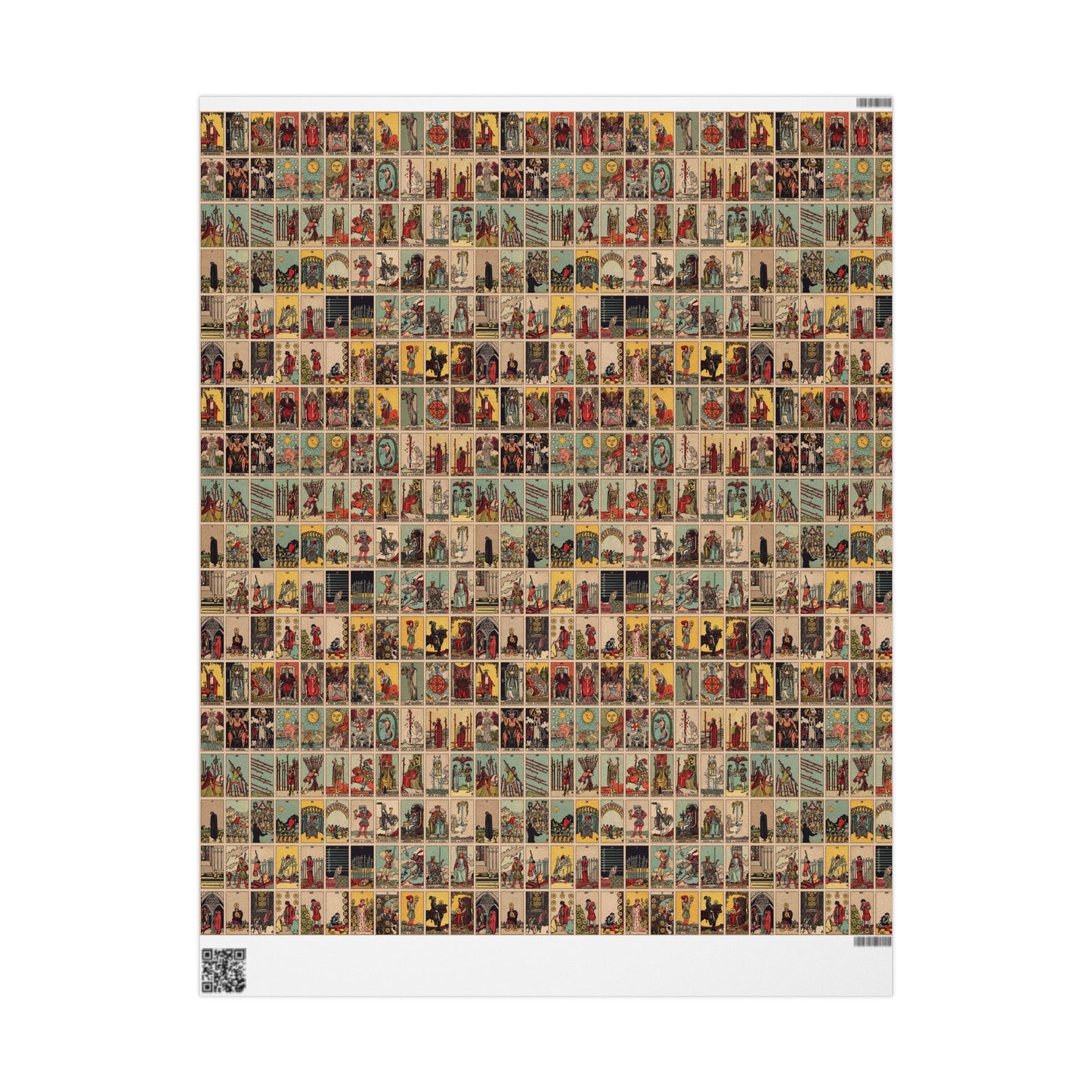 Tarot Wrapping Paper, Rider Waite Gift Wrap, Halloween, Birthday Gifts, Holiday Wrapping, Eco-Friendly Gift Wrap, Paper Roll