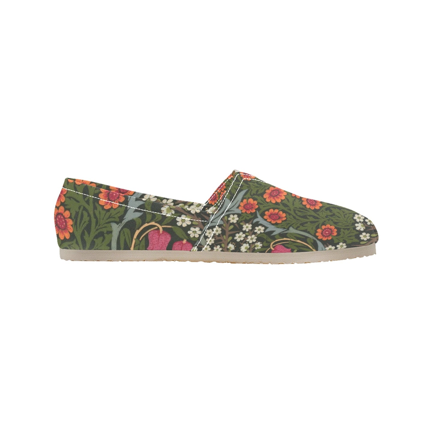 William Morris Shoes - Canvas Slip On Shoes - Art Shoes - Retro Shoes