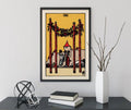 4 Of Wands Tarot Card Print No Frame by My Store