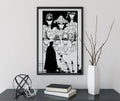 7 Of Cups Tarot Card Drawing Print The Seven Of Cups Poster No Frame Wall Art For Home And Office by My Store