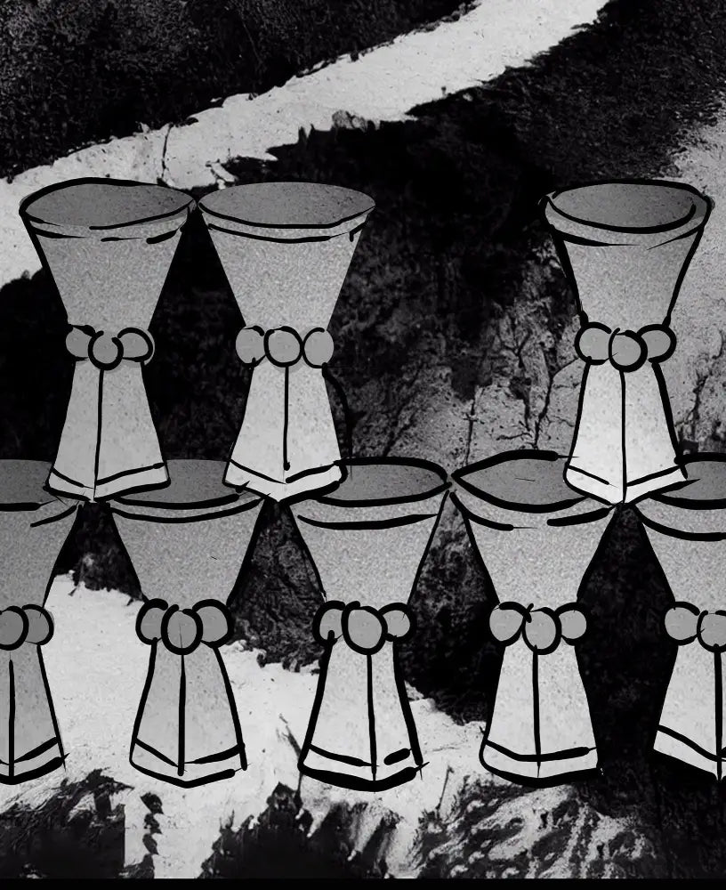 8 Of Cups Tarot Card Print Green Menagerie Tarot by My Store