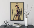 8 Of Swords Tarot Card Print Mucha Style Poster No Frame Vintage Tarot Art Home Decor by My Store