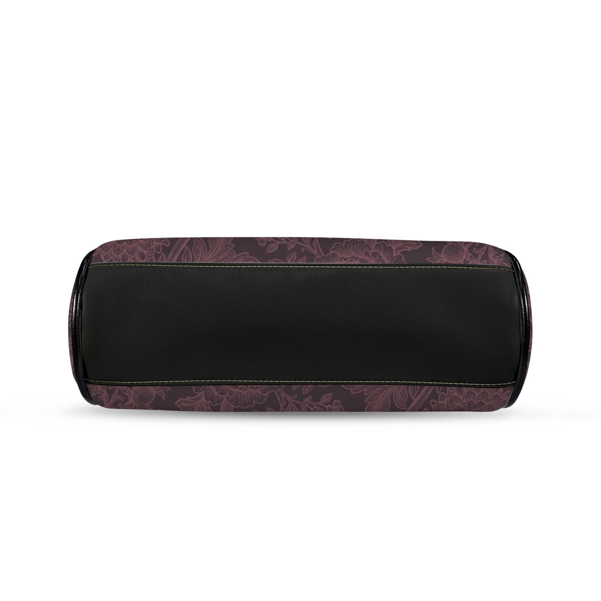 Gothic Romance Floral Kisslock Handbag – Burgundy Botanical Purse