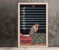 9 of Swords Tarot Card Print No Frame Poster Elegant Collector Artwork for Tarot Enthusiasts by My Store