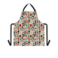 Retro Kitchen Tools All-Over-Print Apron – Mid-Century Cooking Pattern - DesignBohemian