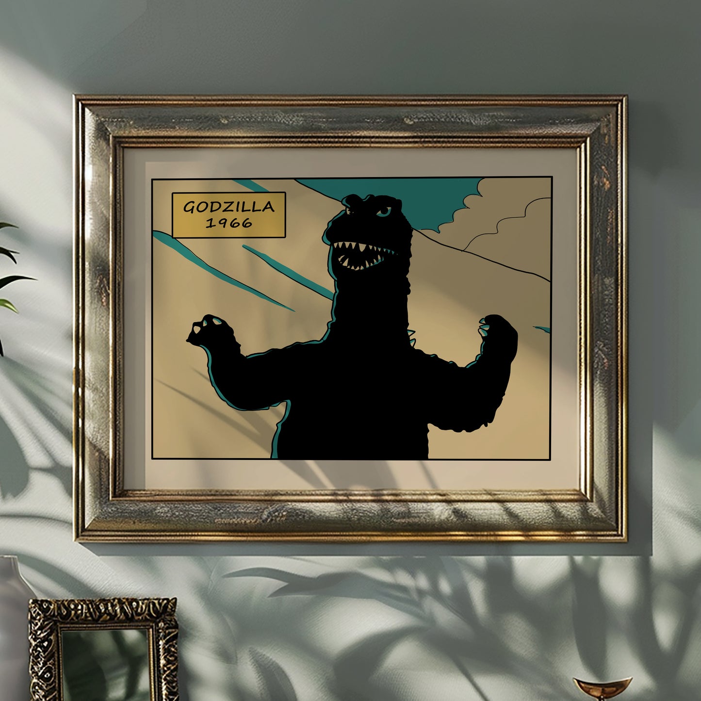 Godzilla 1966 Art Print