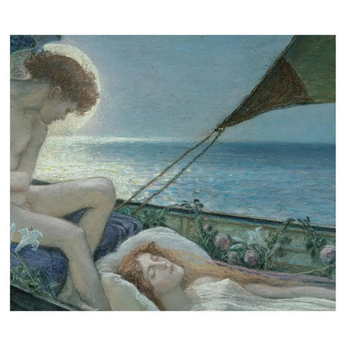 A Dream Voyage de Reve Walter Crane Bohemian Angel Print Large by DesignBohemian