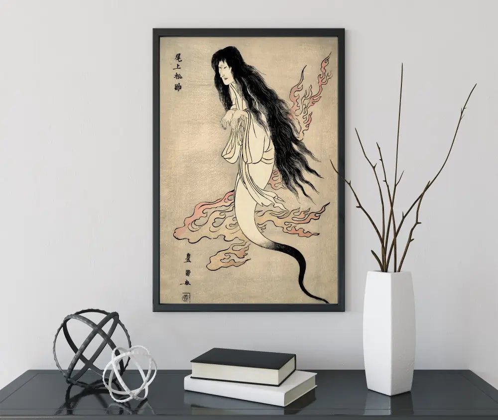 A Tale Of Horror From Yotsuya Station Ukiyoe Print No Frame Ghost Of Oiwa By Utagawa Toyokuni by My Store