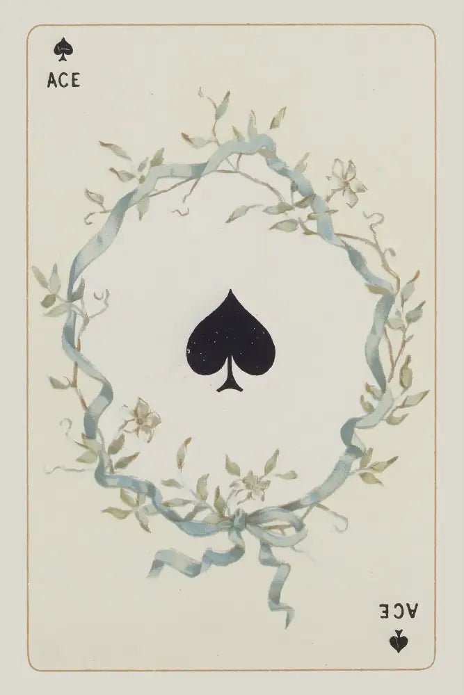 Ace Of Spades Playing Card Print No Frame Decor by My Store