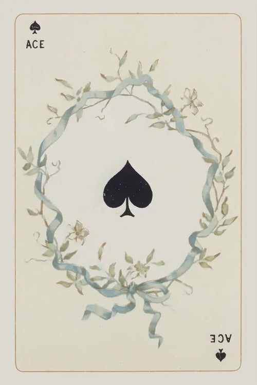 Ace Of Spades Playing Card Print No Frame Decor by My Store