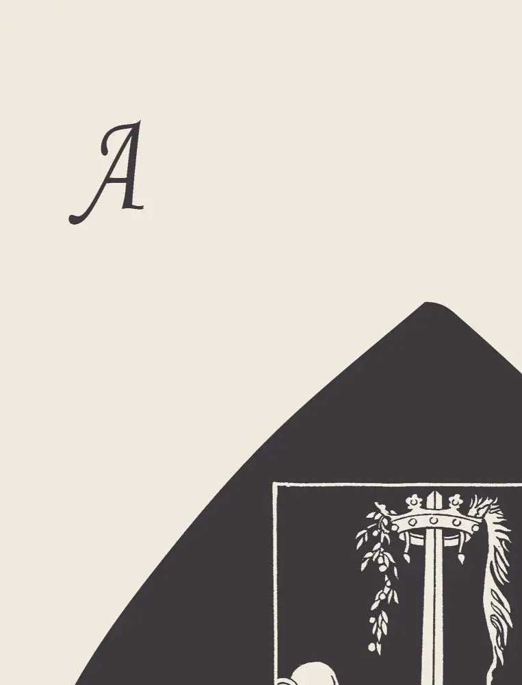 Ace of Swords Tarot Card Print No Frame Ace of Spades Poster by My Store