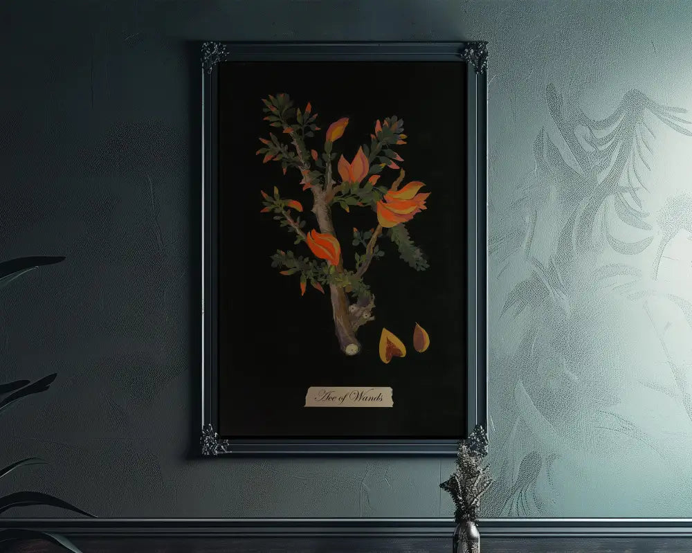 Ace Of Wands Tarot Print Unframed Poster No Frame Wall Art For Inspiration And Creative Beginnings by My Store