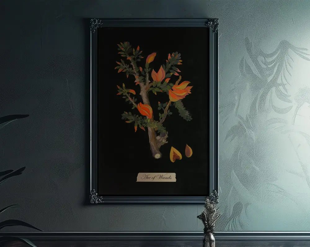 Ace Of Wands Tarot Print Unframed Poster No Frame Wall Art For Inspiration And Creative Beginnings by My Store