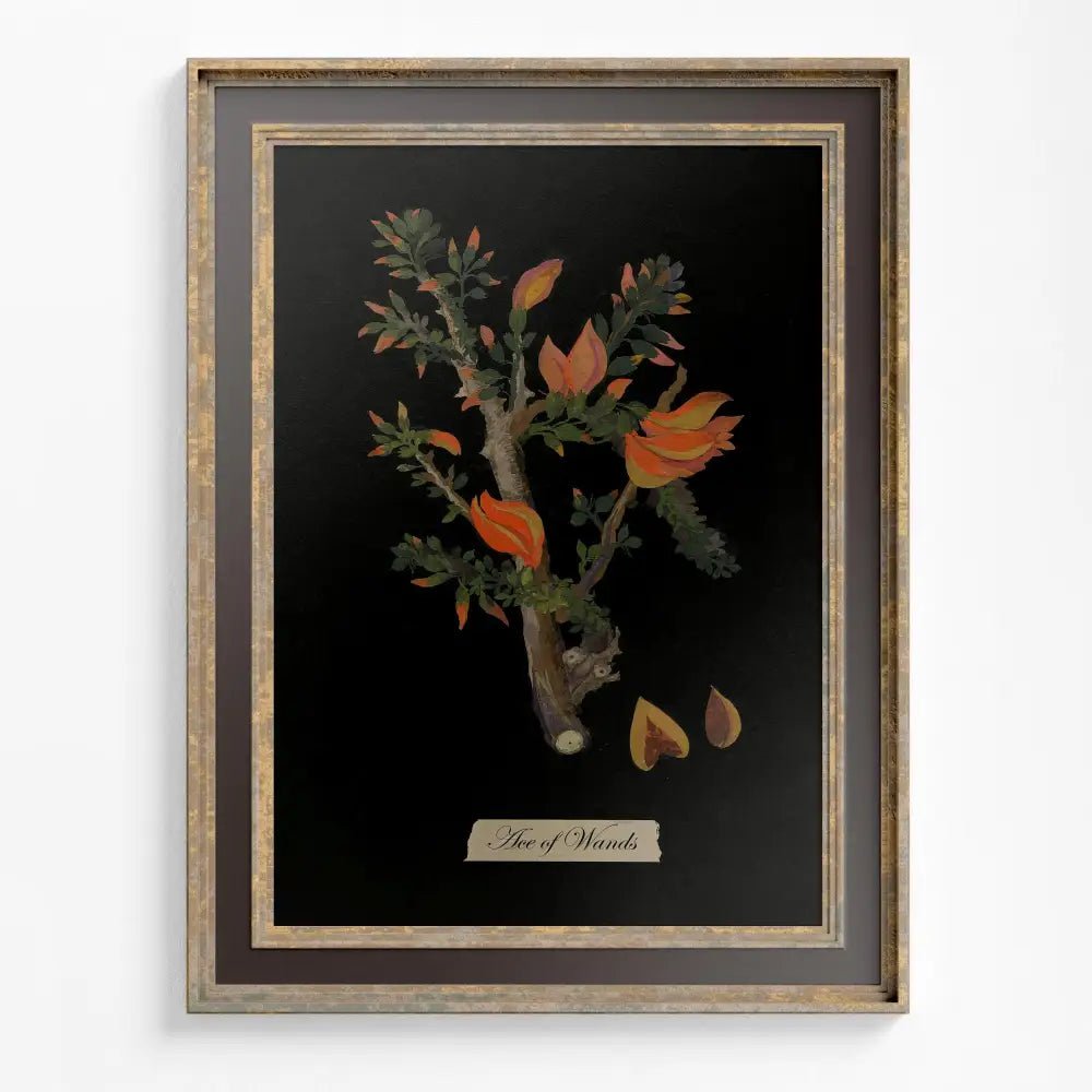 Ace Of Wands Tarot Print Unframed Poster No Frame Wall Art For Inspiration And Creative Beginnings by My Store
