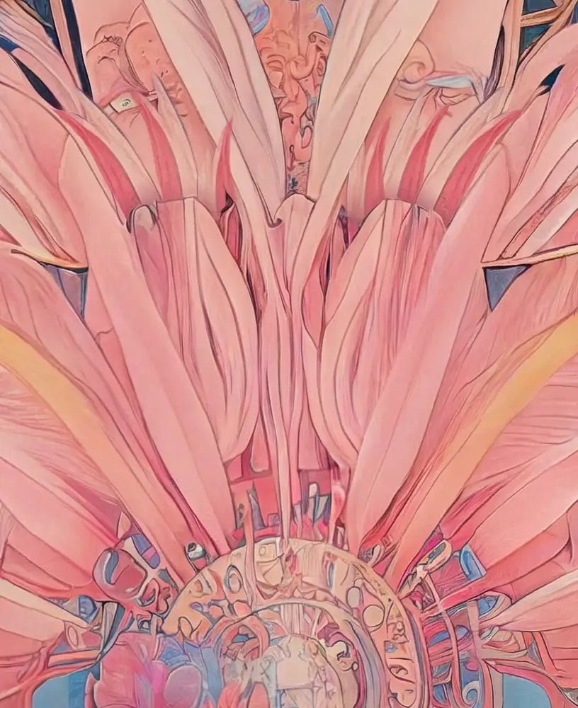 Amaterasu Sun Goddess Print In Mucha Style No Frame by My Store